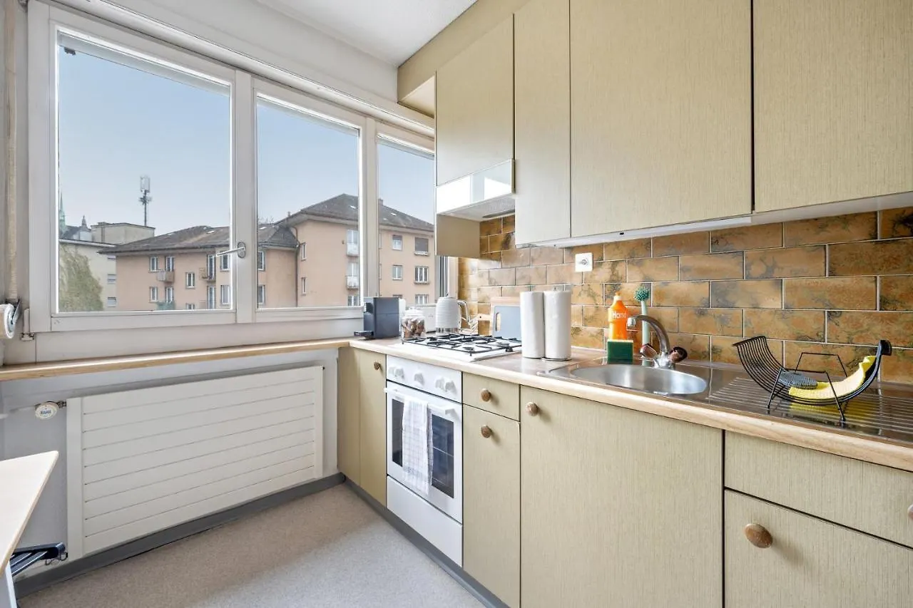 Central Apartment For City Explorers 224 Zurich